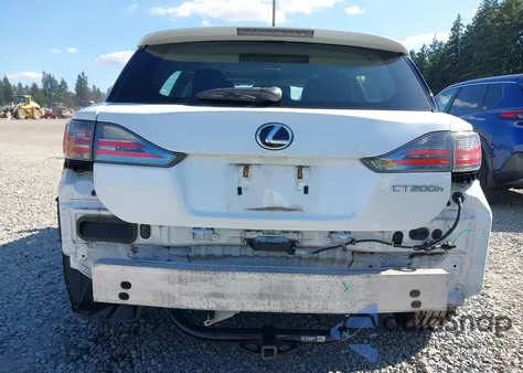 2012 Lexus Ct 200H Premium из США, поврежденный, VIN JTHKD5BH8C2072777